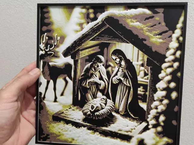 Christmas village Nativity HUEFORGE