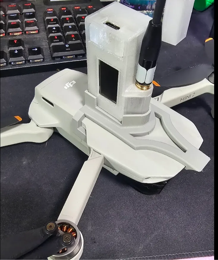 DJI Mini 2, Meshtastic Mount, 1100mAh