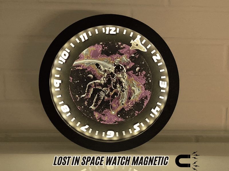 Magnetic Flying Space Shuttle Watch Lost in Space