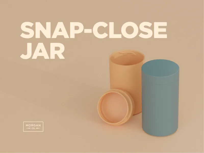 Snap-close Jar
