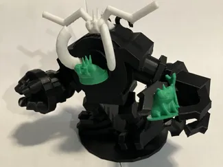 Ghazghkull Ribbit Uruk Frogka with Frogkari