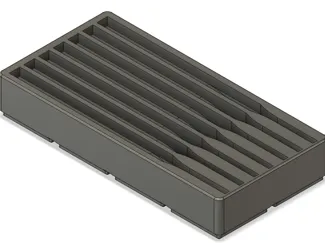 Gridfinity Spade Drill Bit Holder