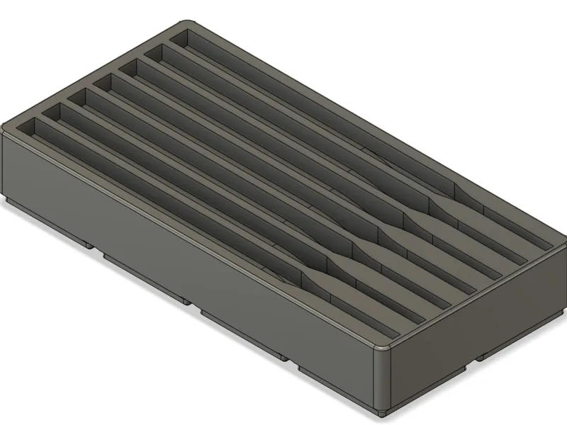 Gridfinity Spade Drill Bit Holder