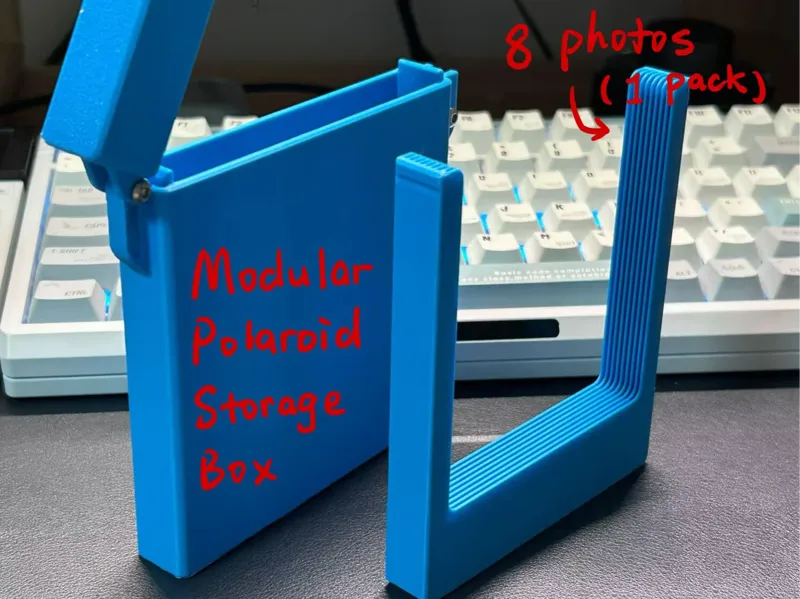 Modular Polaroid Storage Box|磁吸模块化宝丽来照片收纳盒