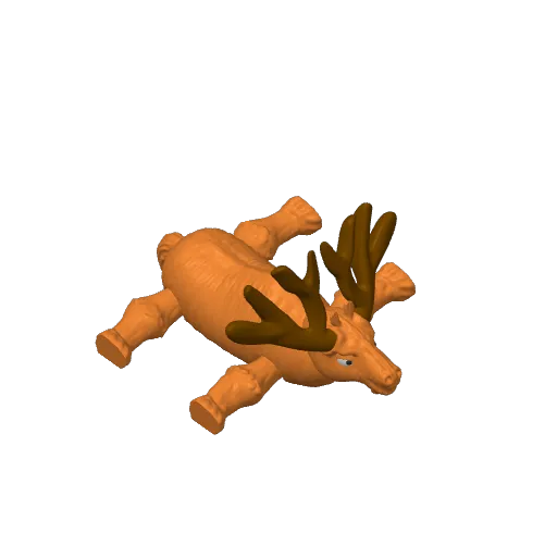 Miniatura 2 do modelo 3D Small Articulated Moose