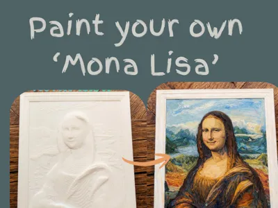 Mona Lisa - Paint Your Own!