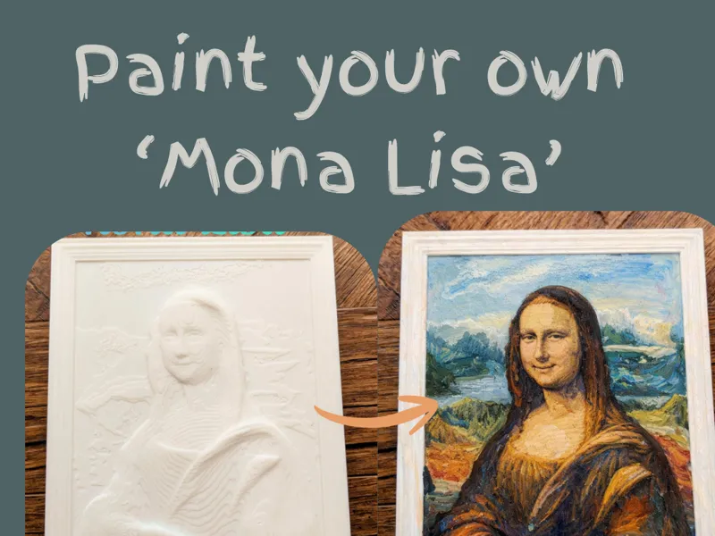 Mona Lisa - Paint Your Own!