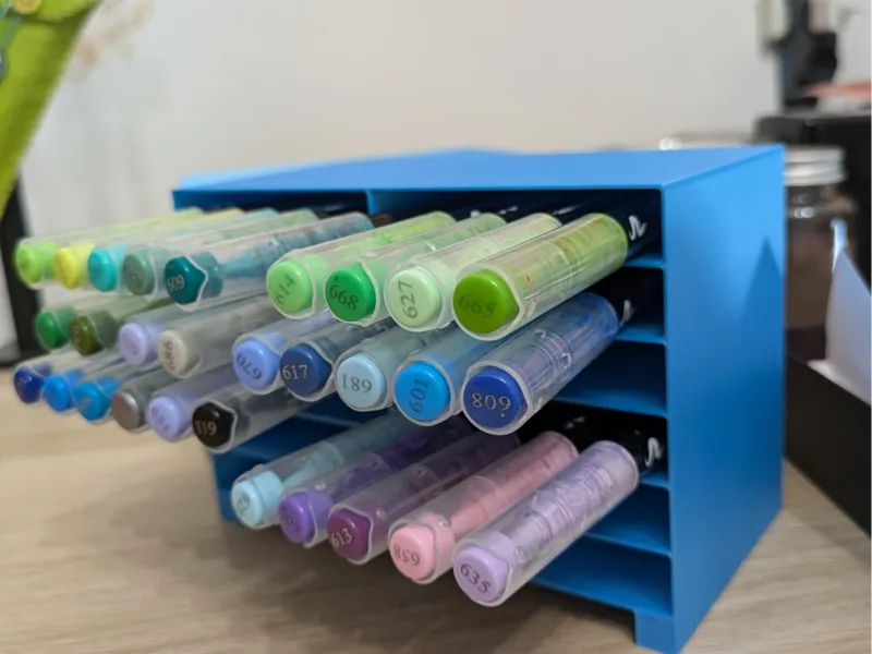 Organizer 60 acrylic brushes
