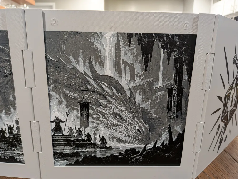 Modular HueForge DM Screen - Free 3D Print Model - MakerWorld