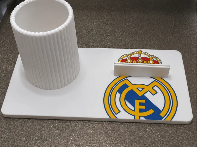Organizador Real Madrid – Porta-Lápis Porta Foto