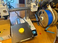 0.16mm layer, 3 walls, 16% infill file with Text "JUST KEEP SMILING!!!"