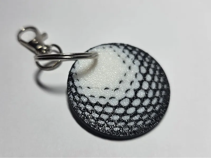 Golf Ball Keychain 2 caras