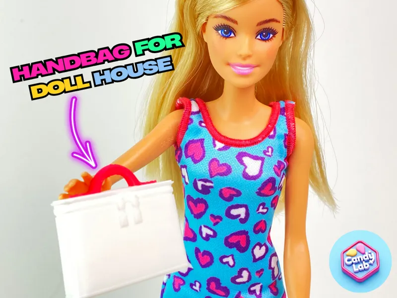 Miniature Doll Makeup Bag Dollhouse Accessories