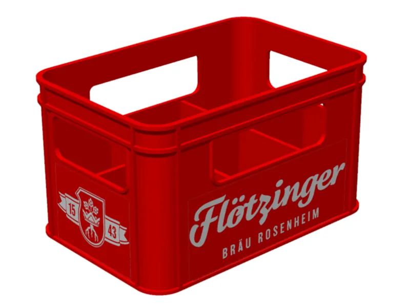 Flötzinger Bier 6-er Bierträger / Männerhandtasche