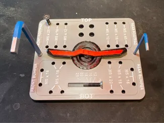 Funwheel x7 specific bolt organiser