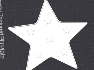 Sternelampe mit Halter für Kleine Lichterkette