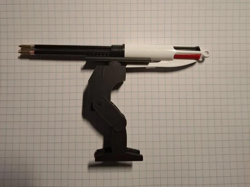 4 color pen holder robot