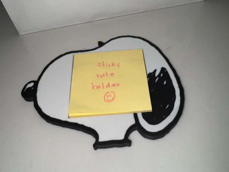 Snoopy Sticky Note Holder