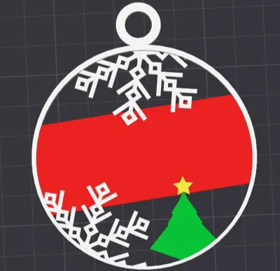 Blank Bauble Tag