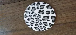 Snow Leopard Coaster