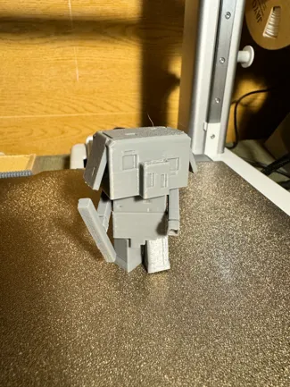 Piglin Minecraft print in place