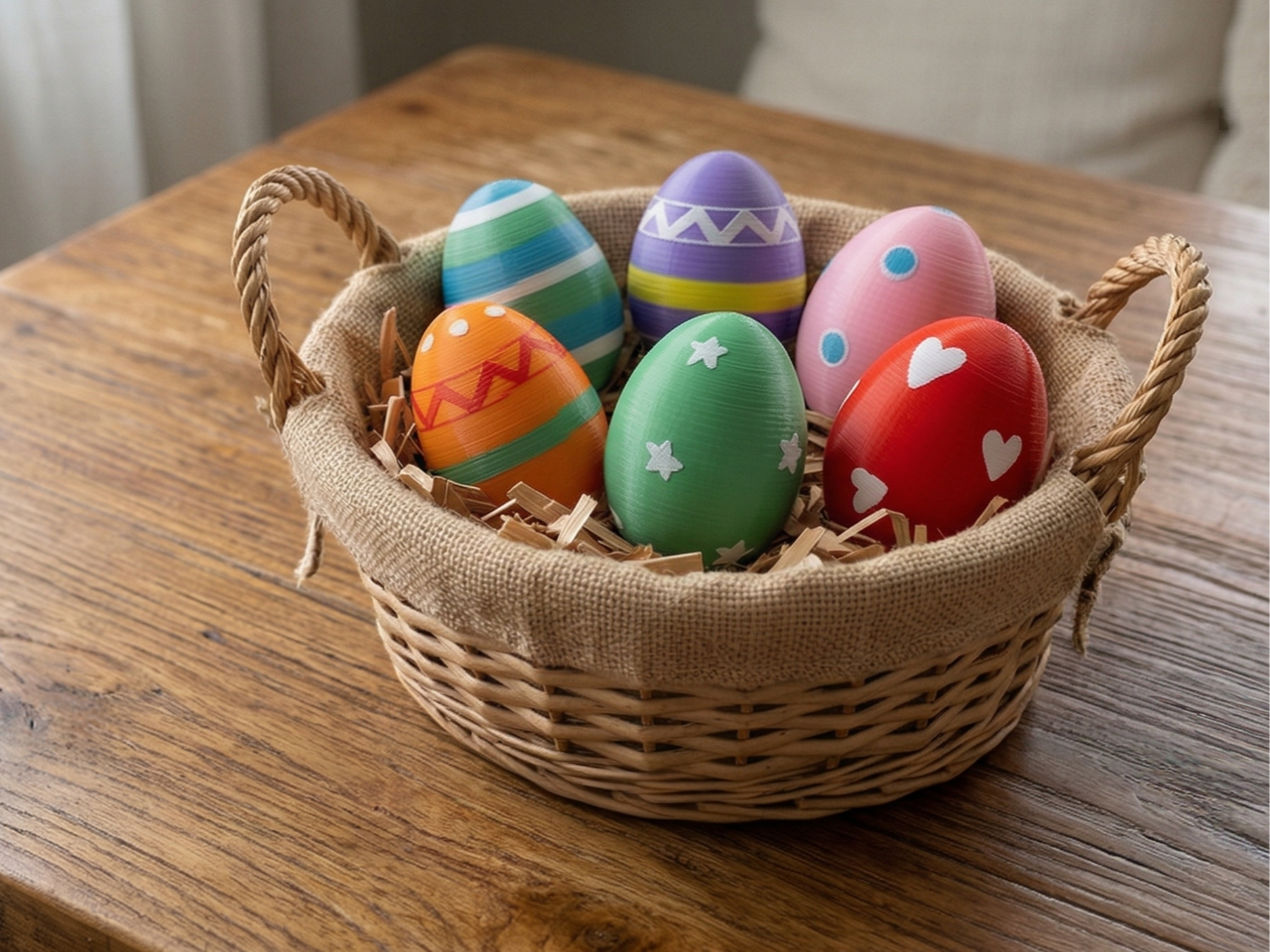 Easter Eggs Painted 6 variations AMS / No Support