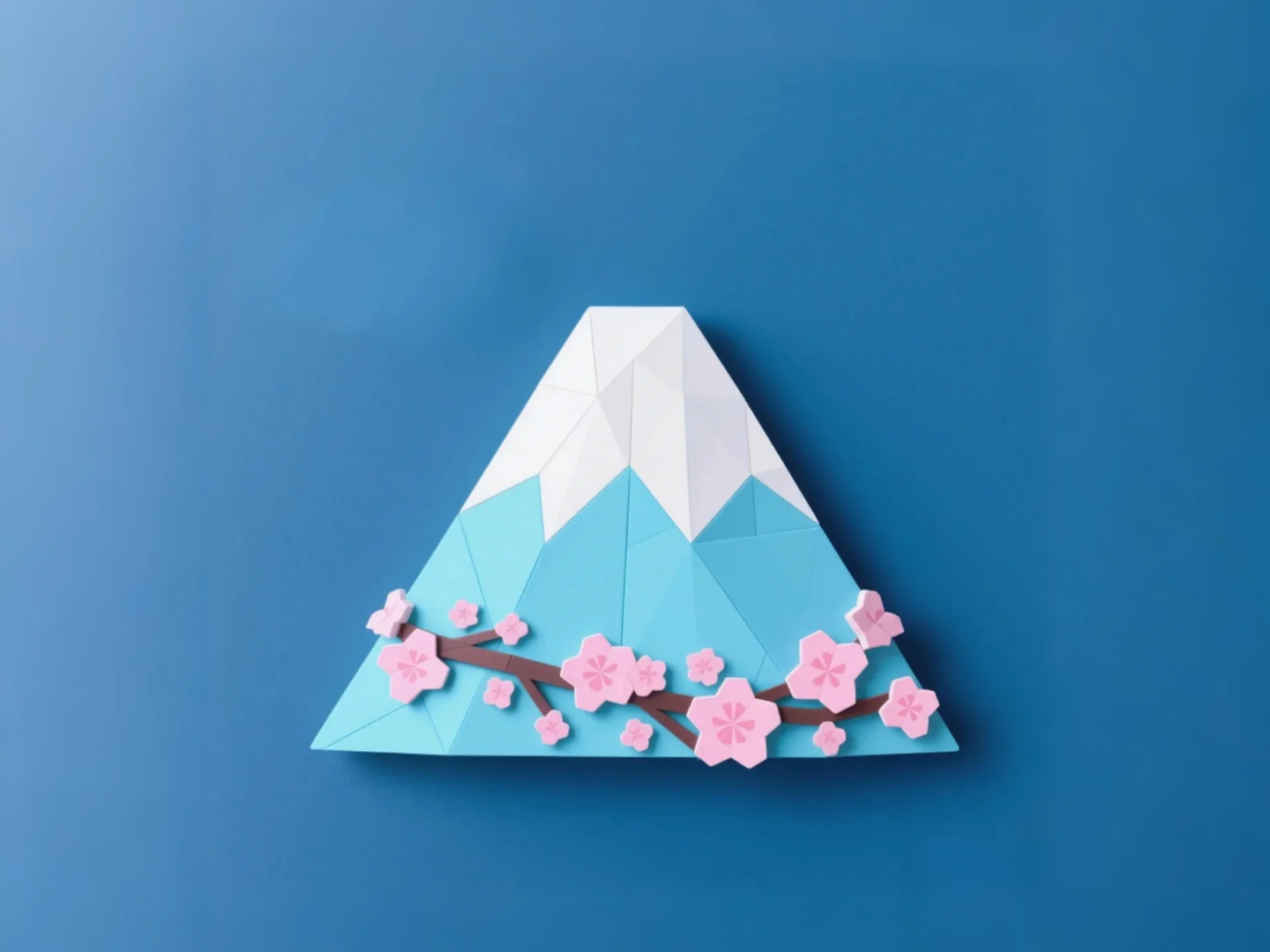 富士山冰箱贴-世界风景火山旅游模型-日本樱花