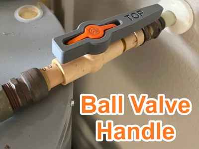 Ball Valve Handle for PVC & CPVC Fittings