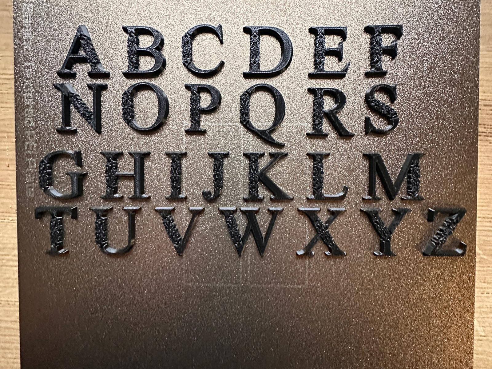 A-Z Buchstaben