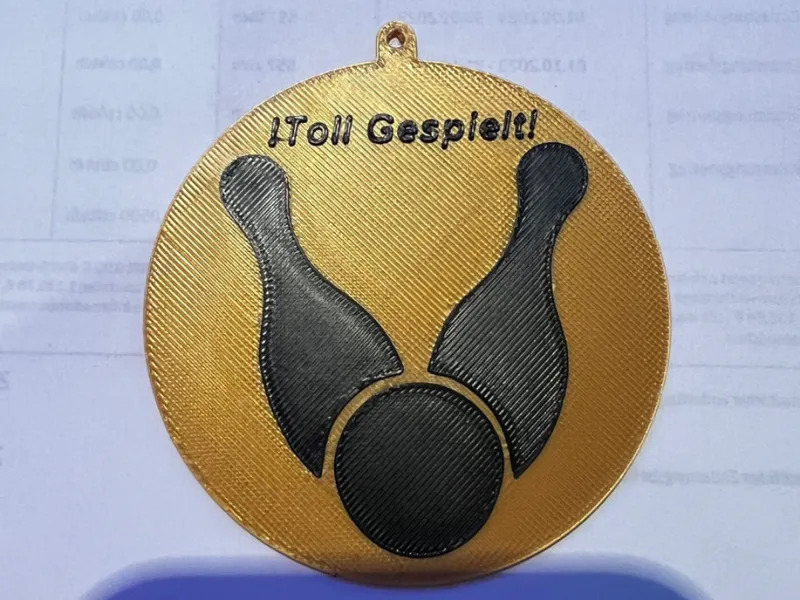 Bowling medal Medalie 