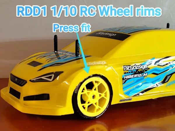 Jante pour voiture RC RDD1 au 1/10e