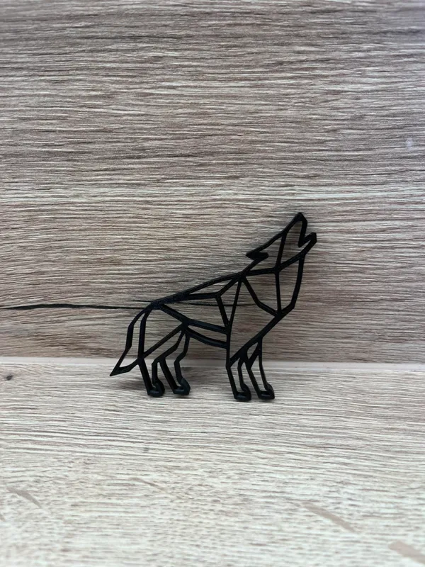 Décoration murale loup