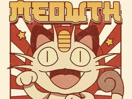 Pokémon Meow vers. Gatto Neko- Hueforge