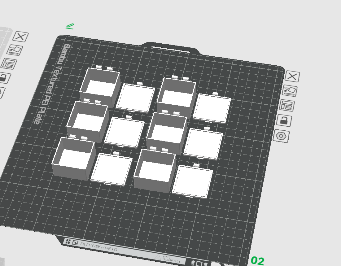 Miniatura 2 do modelo 3D 简约翻盖小盒