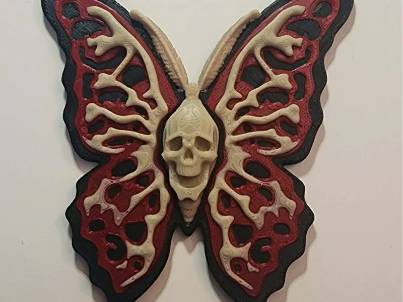 Gothic Skull Butterfly- Death Moth