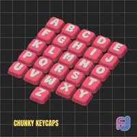 Chunky Keycaps (Embossed)