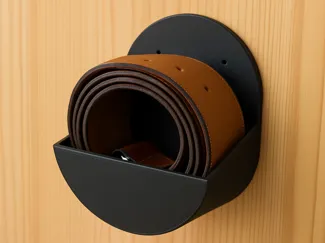 Wall-Mounted Belt Holder
