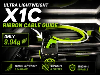 Ultra Lightweight X1/P1 Ribbon Cable Guide - 9.62g