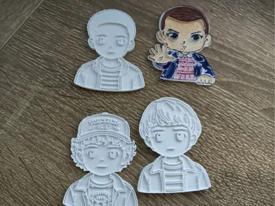 Stranger Things Characters(4) to Paint
