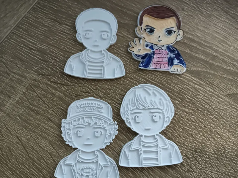 Stranger Things Characters(4) to Paint