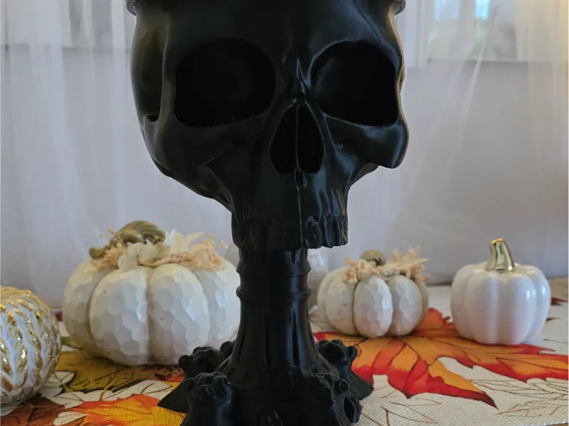 halloween candy bowl Skull