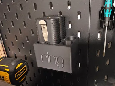 Ring Battery Holder Skadis for 2 Batteries