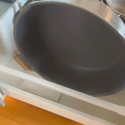 "greenKitchen" Zen-Pan pan holder from 3d Scan