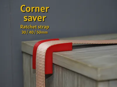 Ratchet strap corner saver