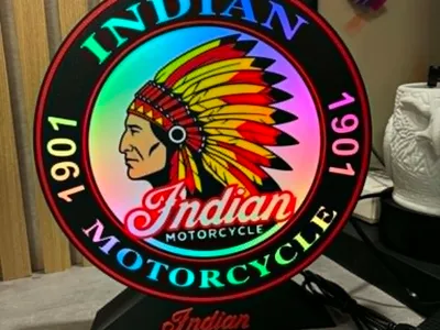 indian motocycle lightbox