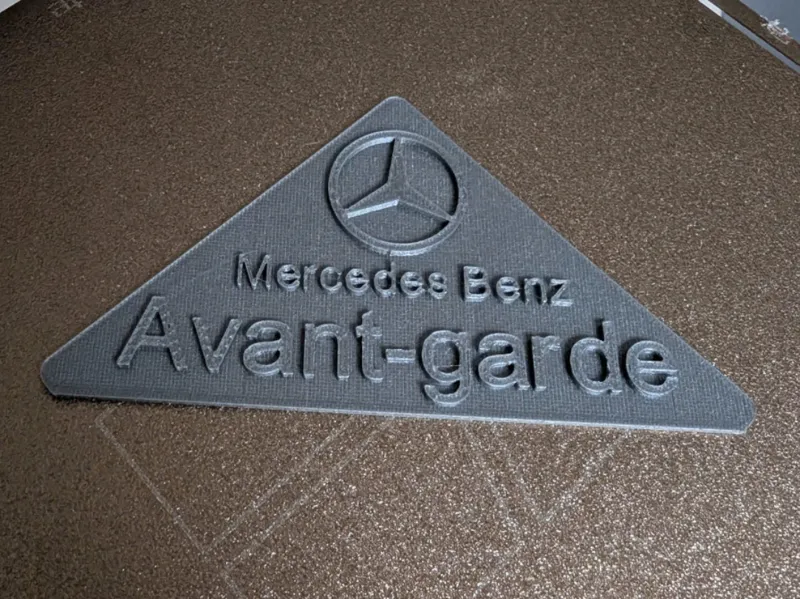 Rounded Triangular Mercedes-Benz Avant garde Logo