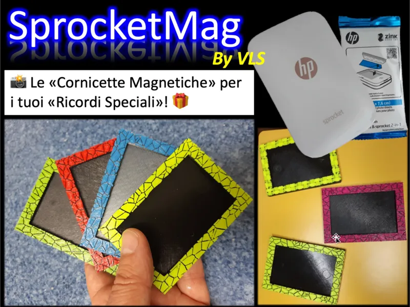 SprocketMag - Cornicette Fotografiche Magnetiche