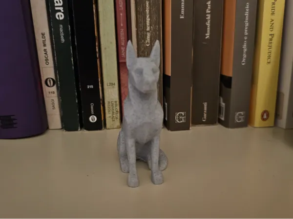 Sculpture de chien