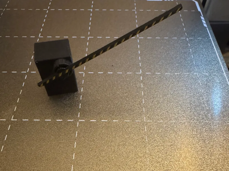 Swinging guard security gate model