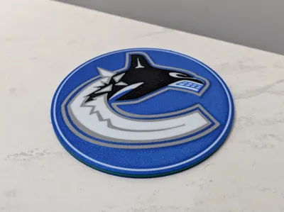 Vancouver Canucks Coaster - Thin 3mm 5 colours